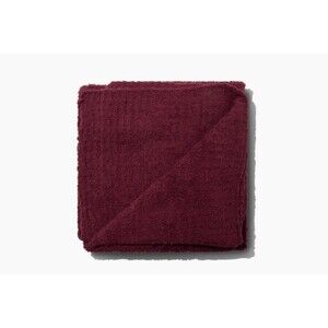 Sunday Citizen Snug Lap Throw Blanket in Cherry Lacquer NEW & SEALED 60 x 48